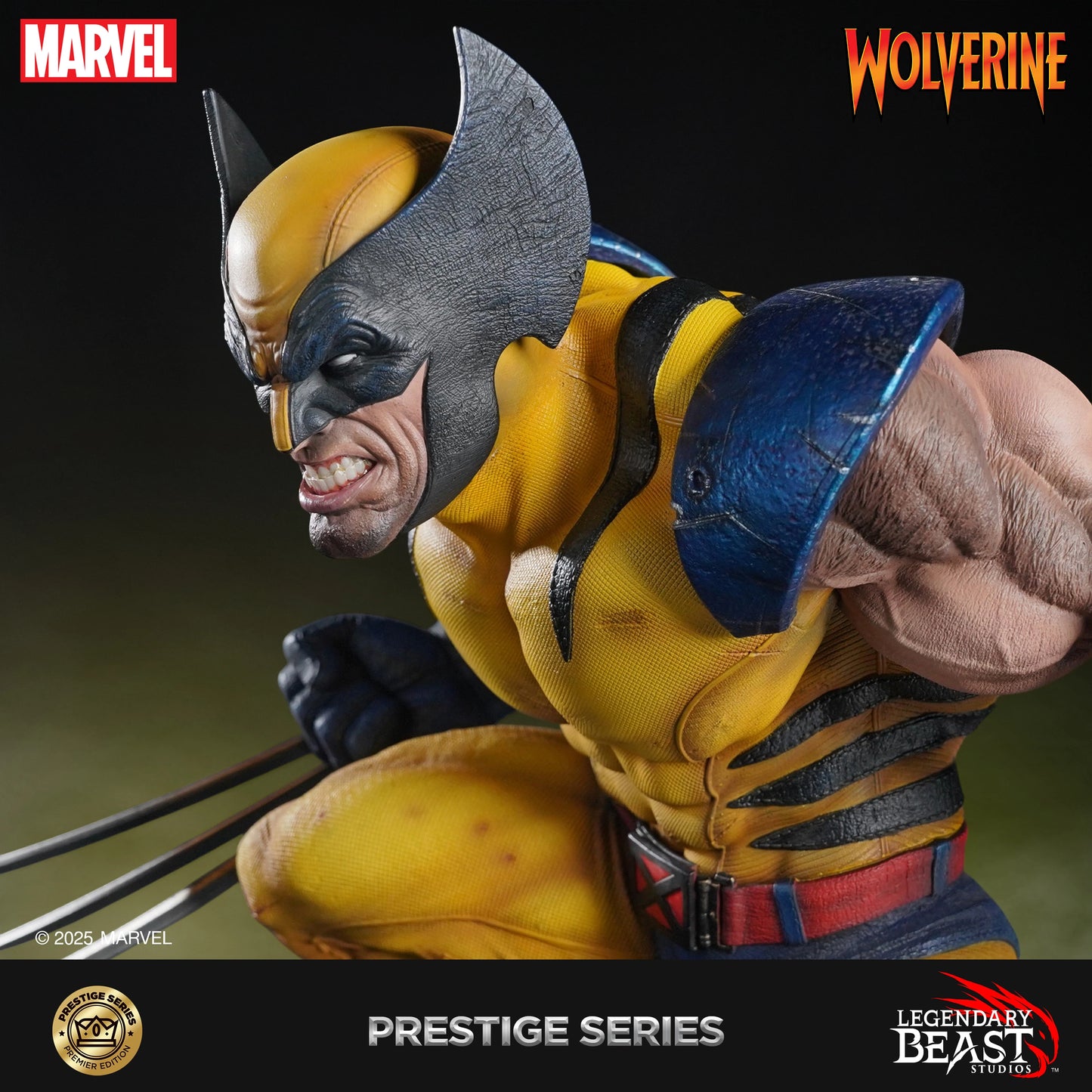 Preventa Resina Wolverine Figura Marvel Legendary Beast (Licencia) Estudio