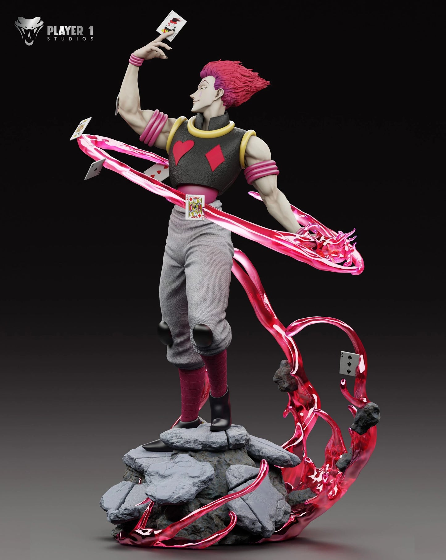 Preventa Resina Hisoka Figura Hunter x Hunter Player 1 Estudio