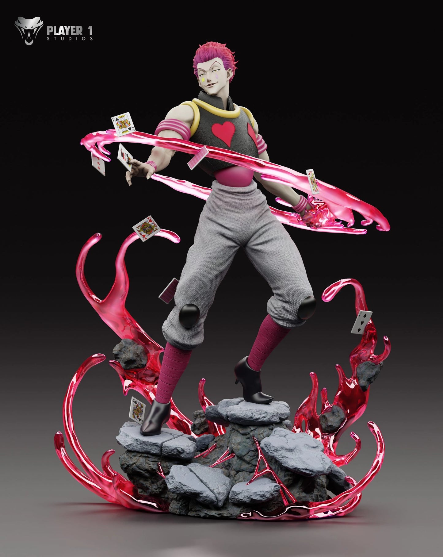 Preventa Resina Hisoka Figura Hunter x Hunter Player 1 Estudio