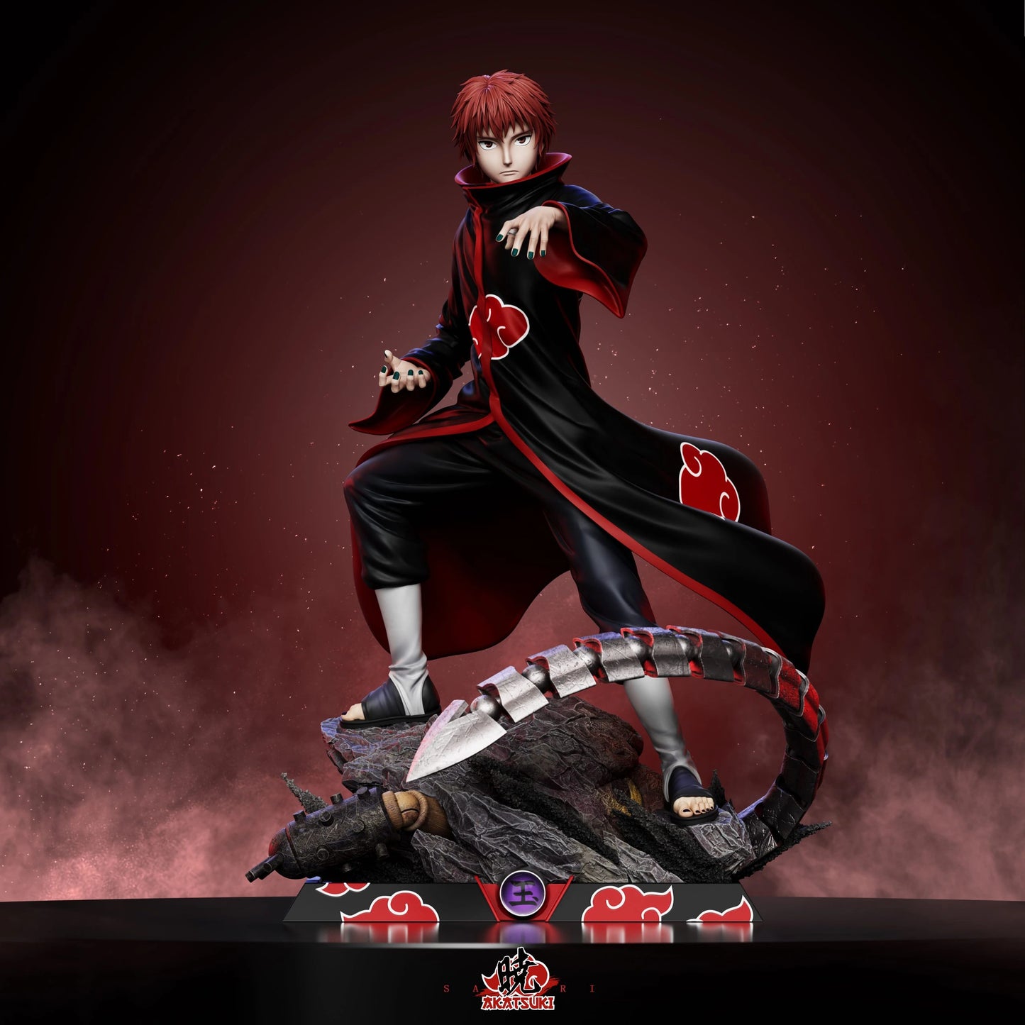 Preventa Resina Sasori Figura Naruto Akatsuki Estudio