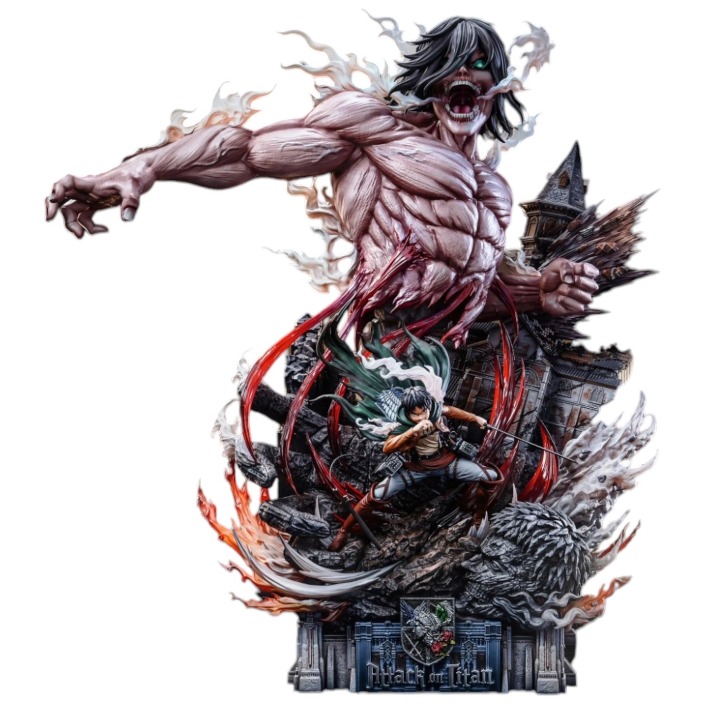 Preventa Resina Eren Yeager Figura Attack On Titan Hertz Estudio