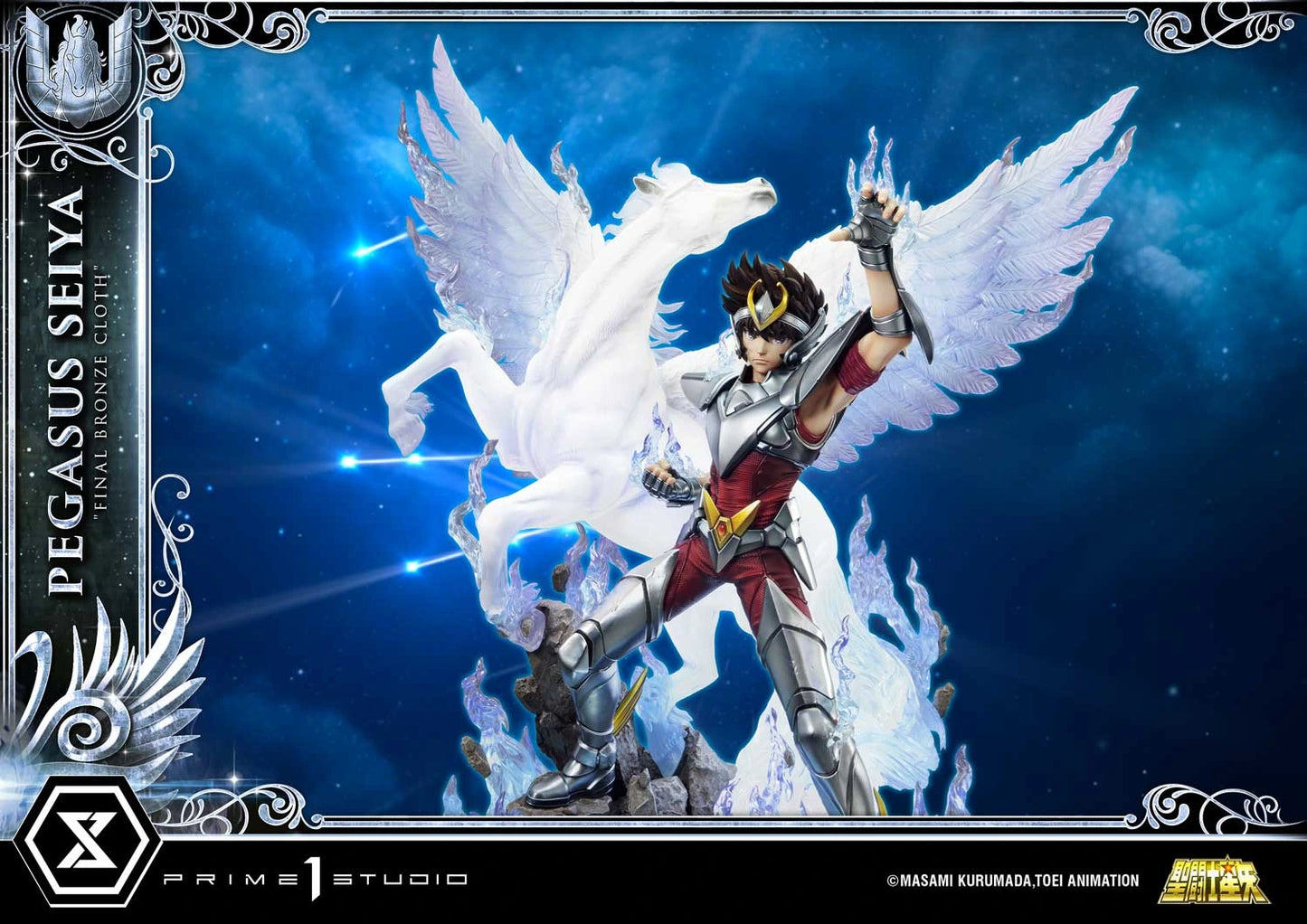 Preventa Resina Seiya de Pegaso Figura Caballeros del Zodiako Prime 1 (Licencia) Estudio