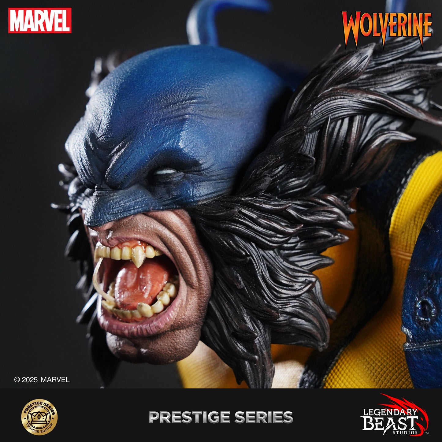 Preventa Resina Wolverine Figura Marvel Legendary Beast (Licencia) Estudio