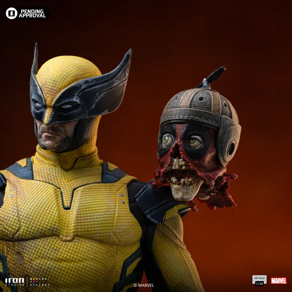 Preventa Resina Wolverine Figura Deadpool & Wolverine Iron (Licencia) Estudio