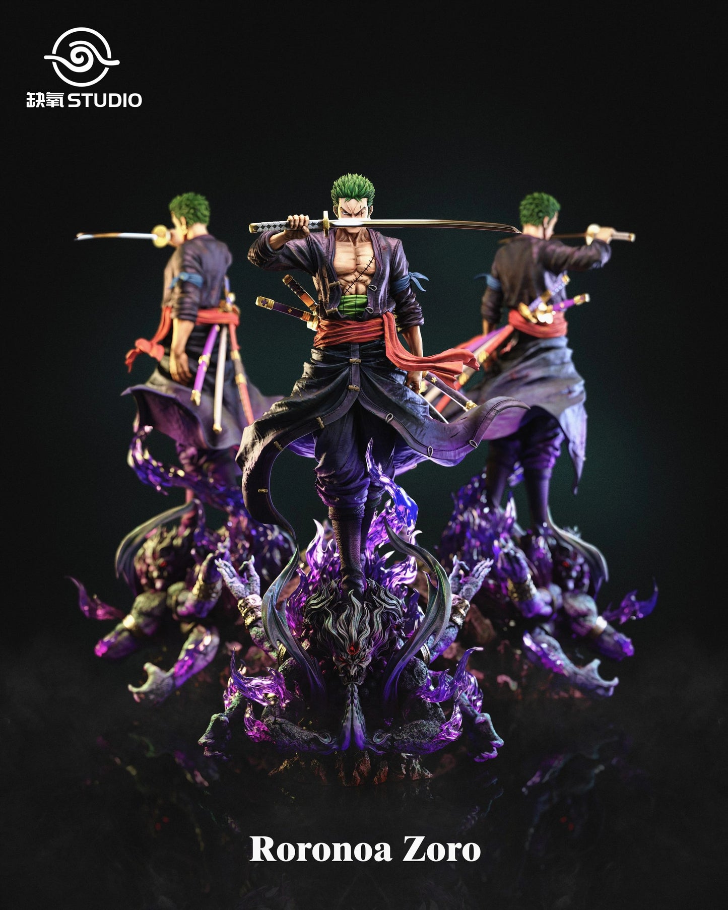 Preventa Resina Roronoa Zoro Figura One Piece QueYang Estudio