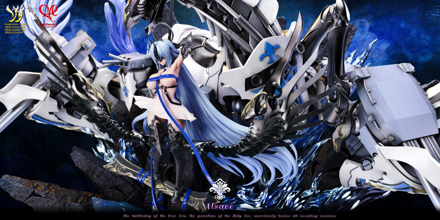 Preventa Resina Alsace Figura Azur Lane Imagination Estudio