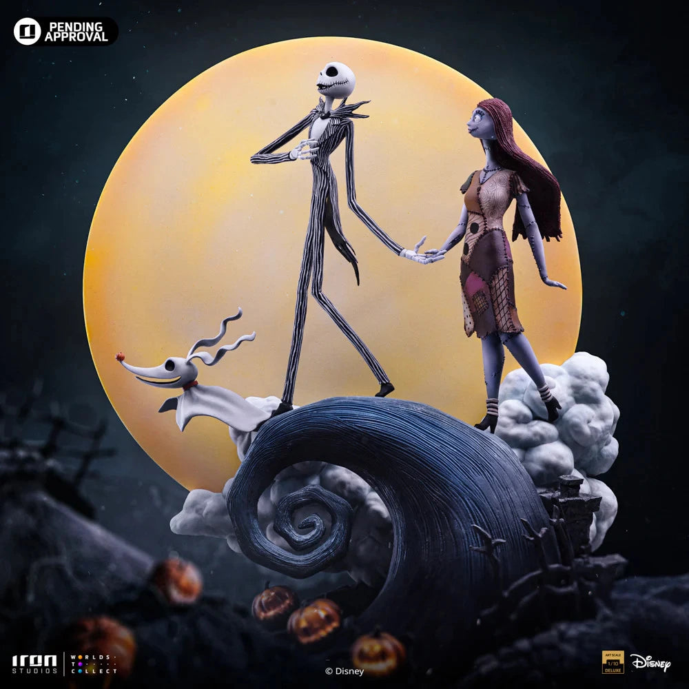 Preventa Resina Jack, sally y zero Figura El Extraño Mundo de Jack Iron (Licencia) Estudio