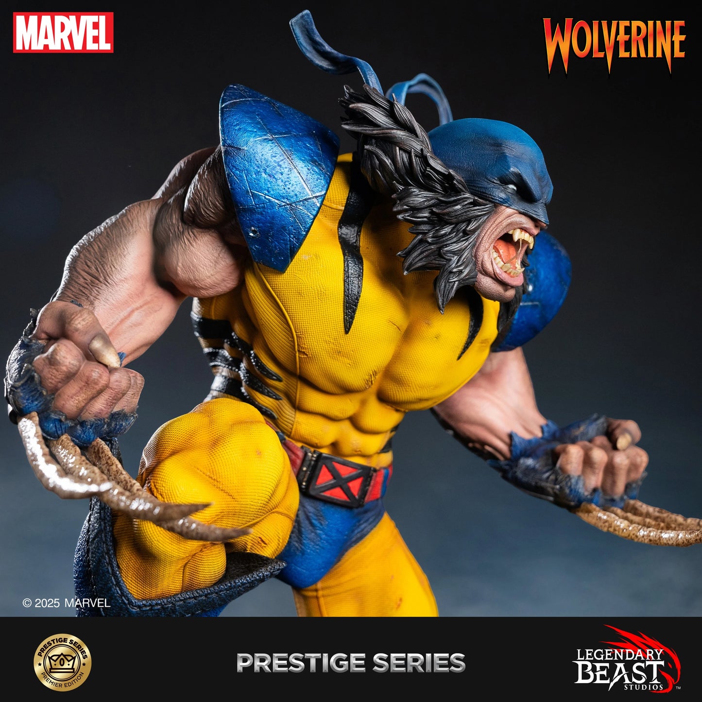 Preventa Resina Wolverine Figura Marvel Legendary Beast (Licencia) Estudio