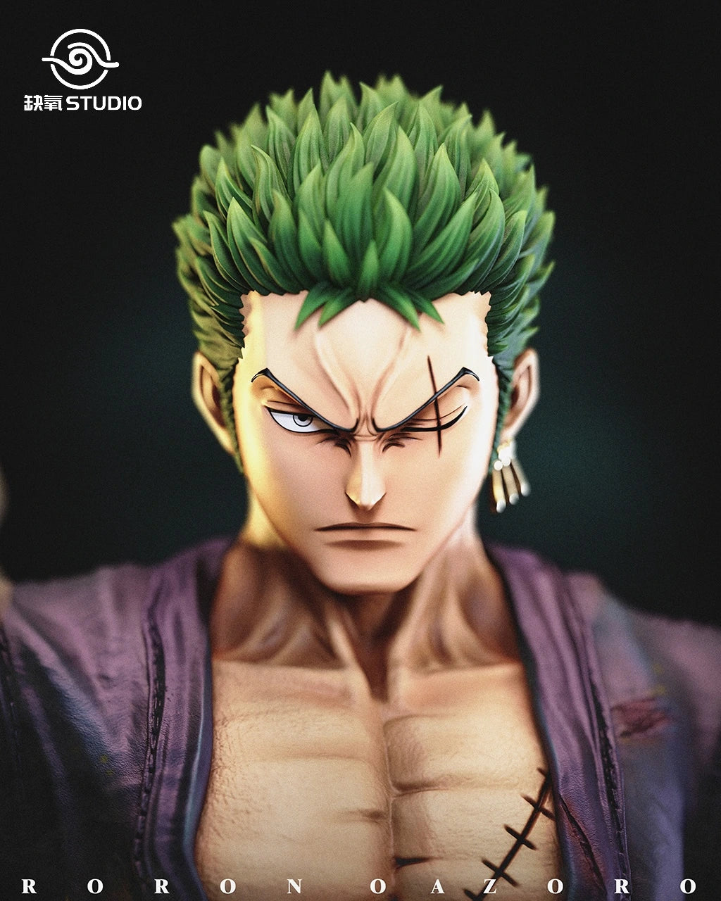 Preventa Resina Roronoa Zoro Figura One Piece QueYang Estudio