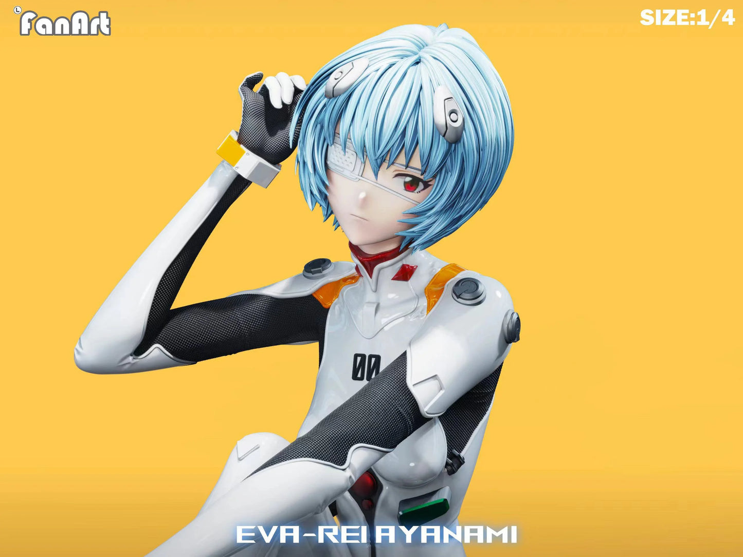 Preventa Resina Rei Ayanami Figura Neon Genesis Evangelion FanArt Estudio