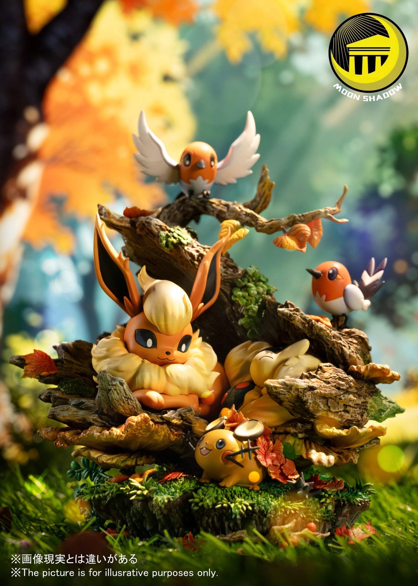 Preventa Resina Flareon Figura Pokémon Moon Shadow Estudio