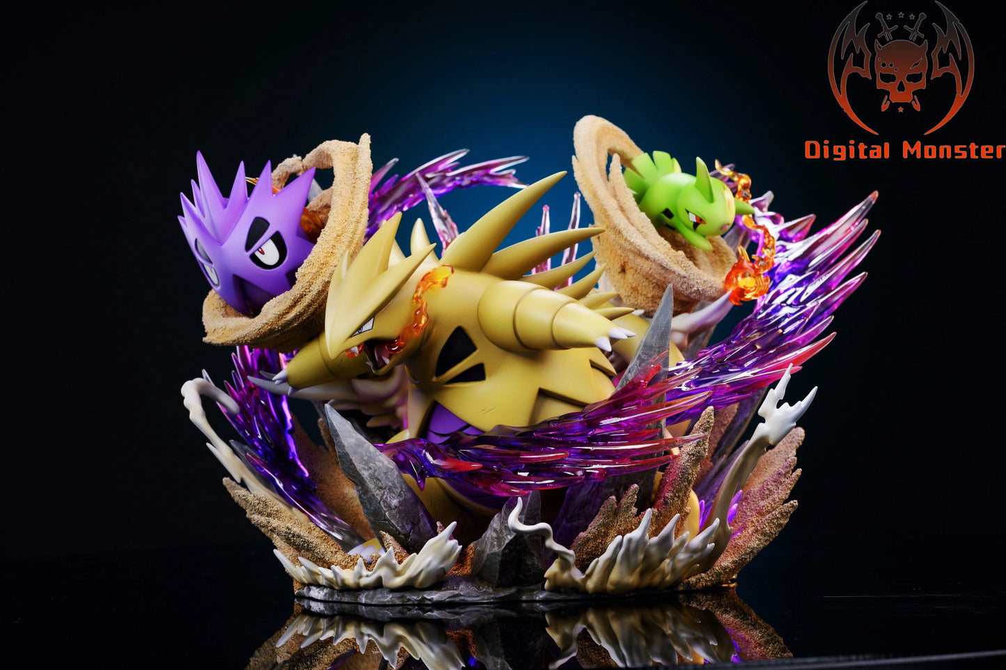 Preventa Resina Tyranitar Figura Pokémon Digital Monser Estudio