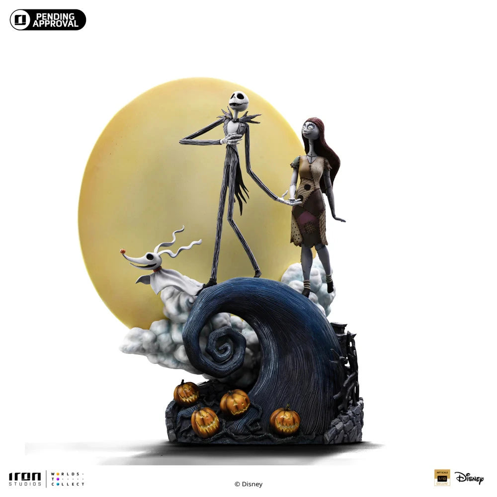 Preventa Resina Jack, sally y zero Figura El Extraño Mundo de Jack Iron (Licencia) Estudio