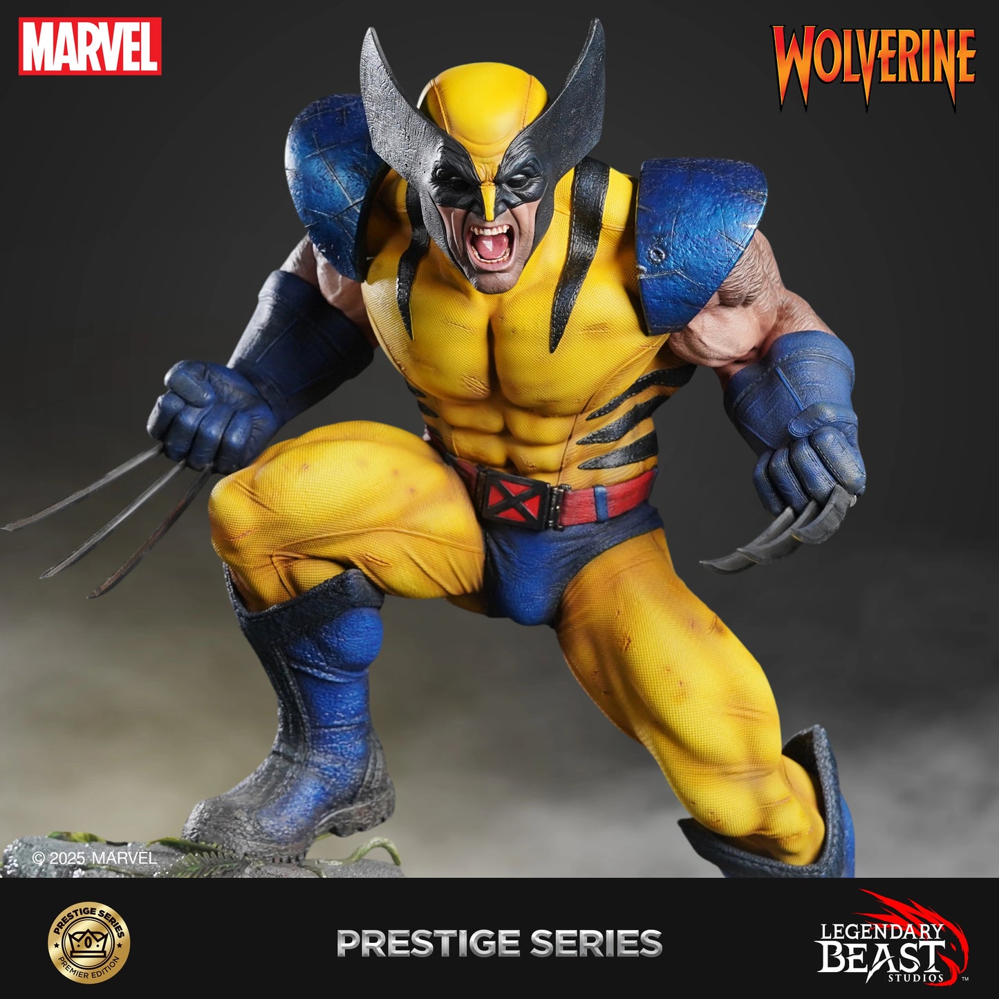 Preventa Resina Wolverine Figura Marvel Legendary Beast (Licencia) Estudio