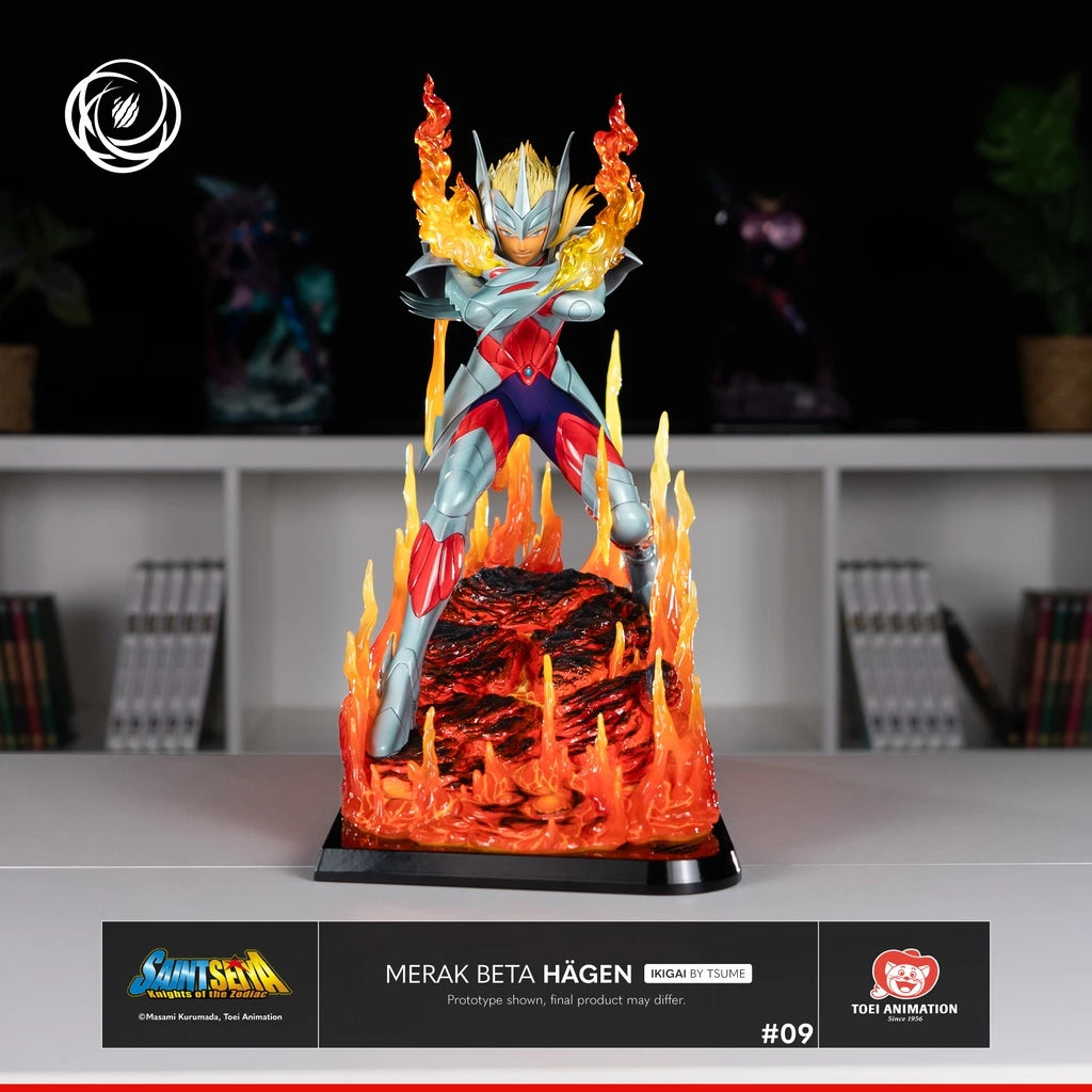 Preventa Resina Hagen de Merak Figura Caballeros del Zodiaco Tsume Art (Licencia) Estudio