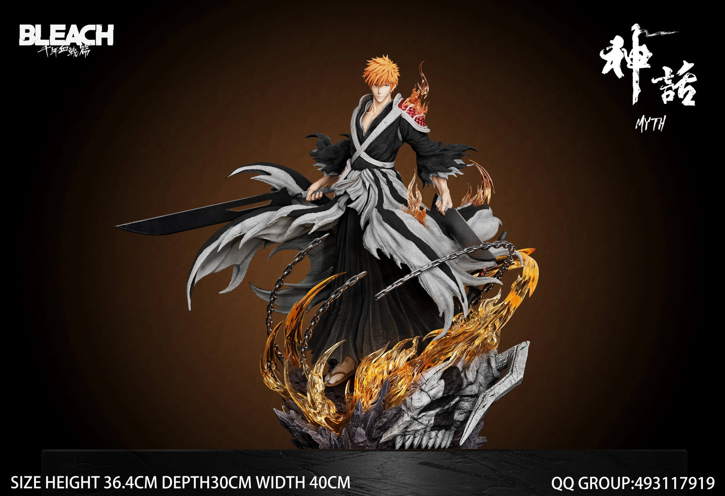 Preventa Resina Ichigo Figura Bleach Myth Estudio