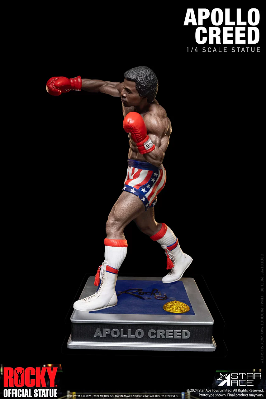 Preventa Resina Apollo Creed Figura Rocky Star Ace (Licencia) Estudio