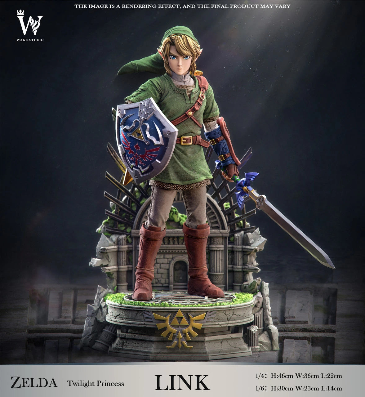 Preventa Resina Zelda Figura The Legend Of Zelda Wake Estudio