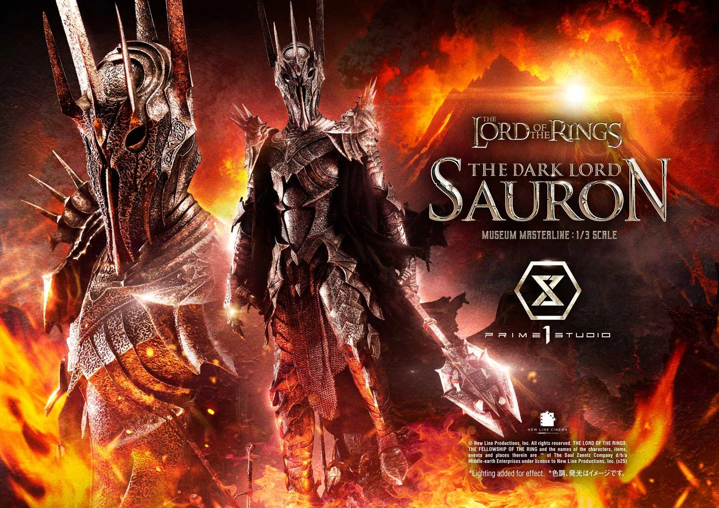 Preventa Resina Sauron Figura The Lord Of The Rings Prime 1 (Licencia) Estudio