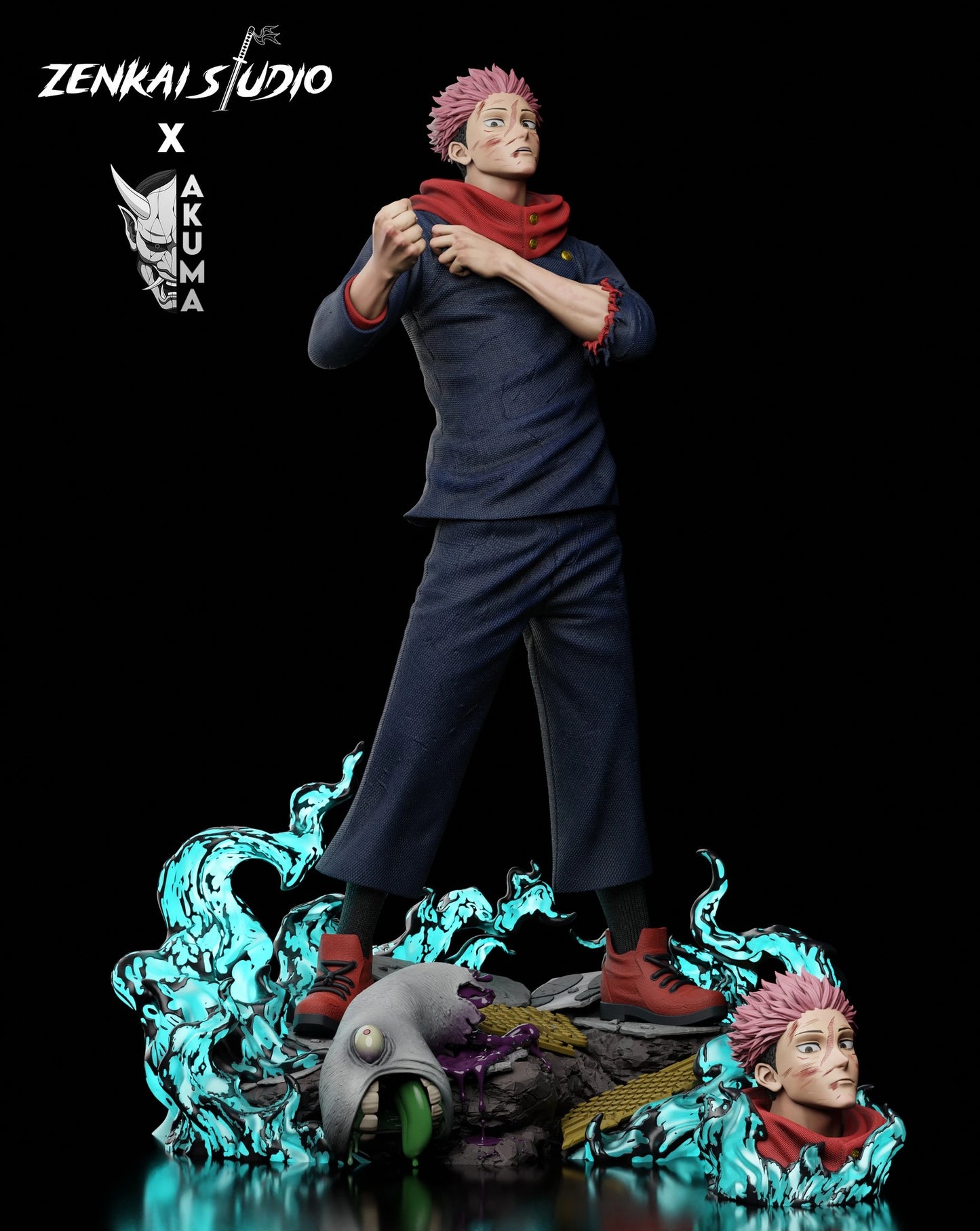 Preventa Resina Itadori Yuji Figura Jujutsu Kaisen Zenkai  Estudio