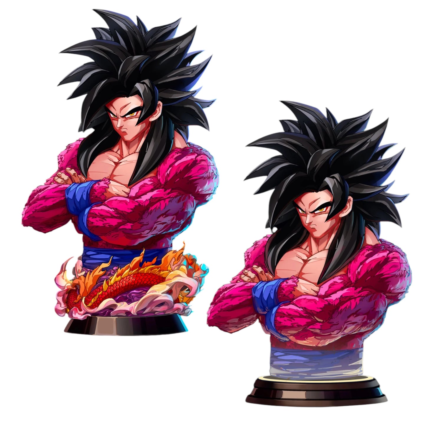 Preventa Resina Goku SSJ4 Figura Dragon Ball BUU Estudio