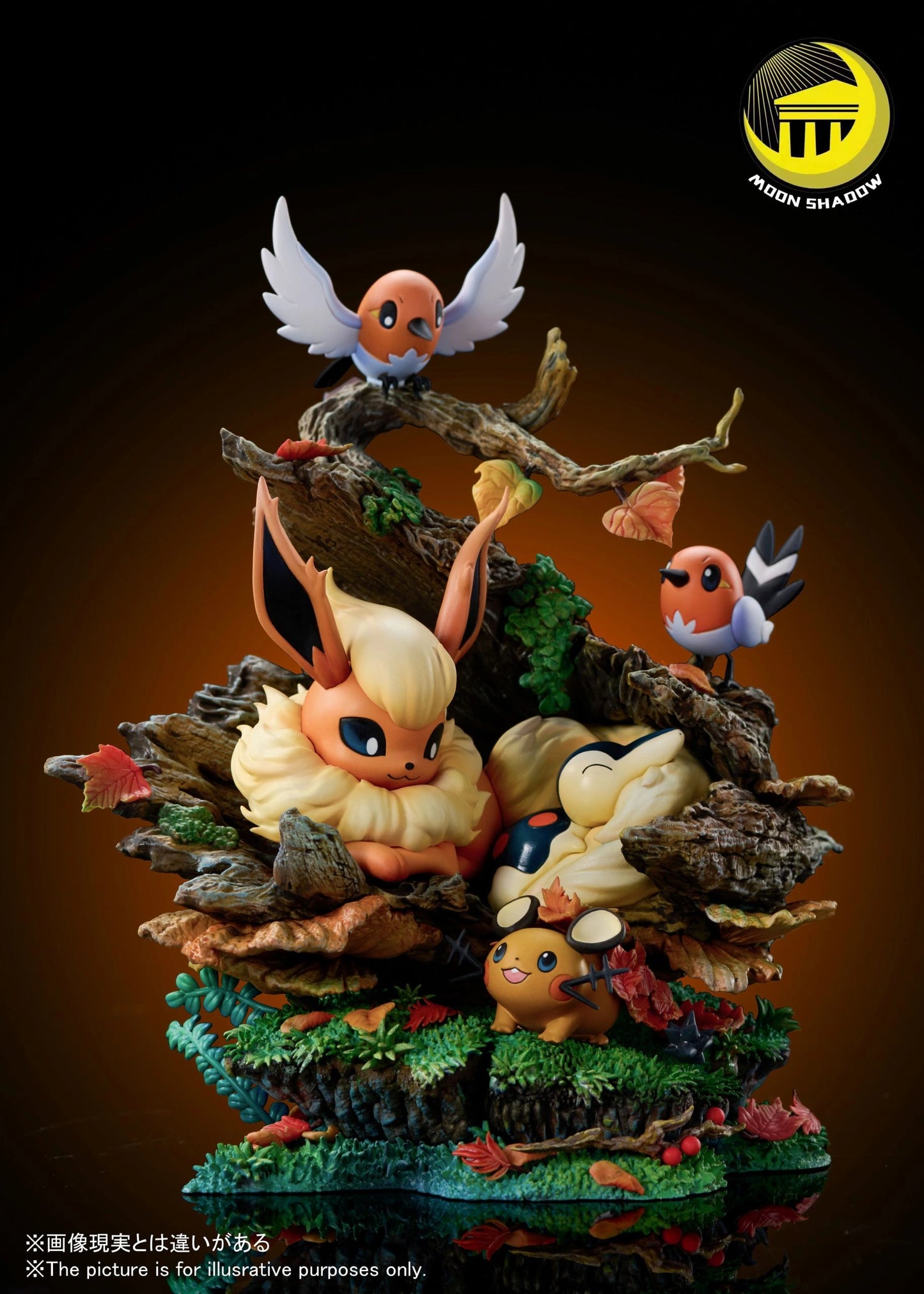 Preventa Resina Flareon Figura Pokémon Moon Shadow Estudio