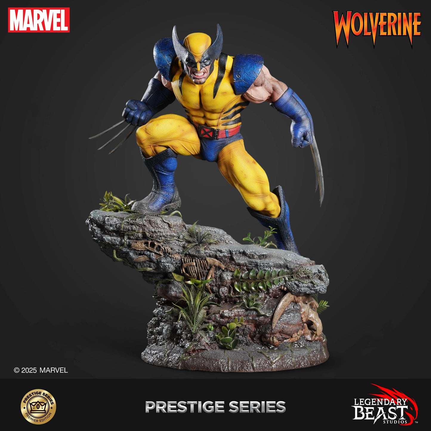 Preventa Resina Wolverine Figura Marvel Legendary Beast (Licencia) Estudio