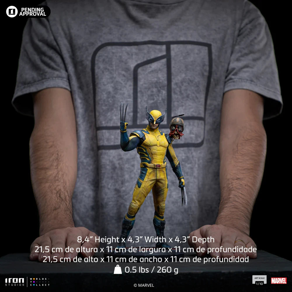 Preventa Resina Wolverine Figura Deadpool & Wolverine Iron (Licencia) Estudio