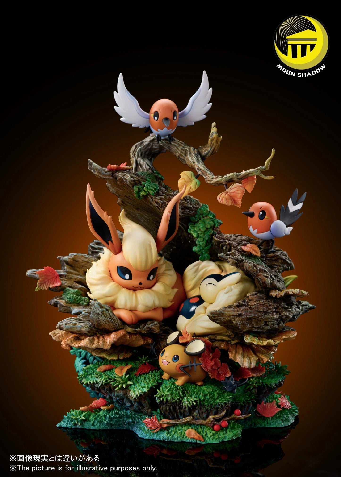 Preventa Resina Flareon Figura Pokémon Moon Shadow Estudio