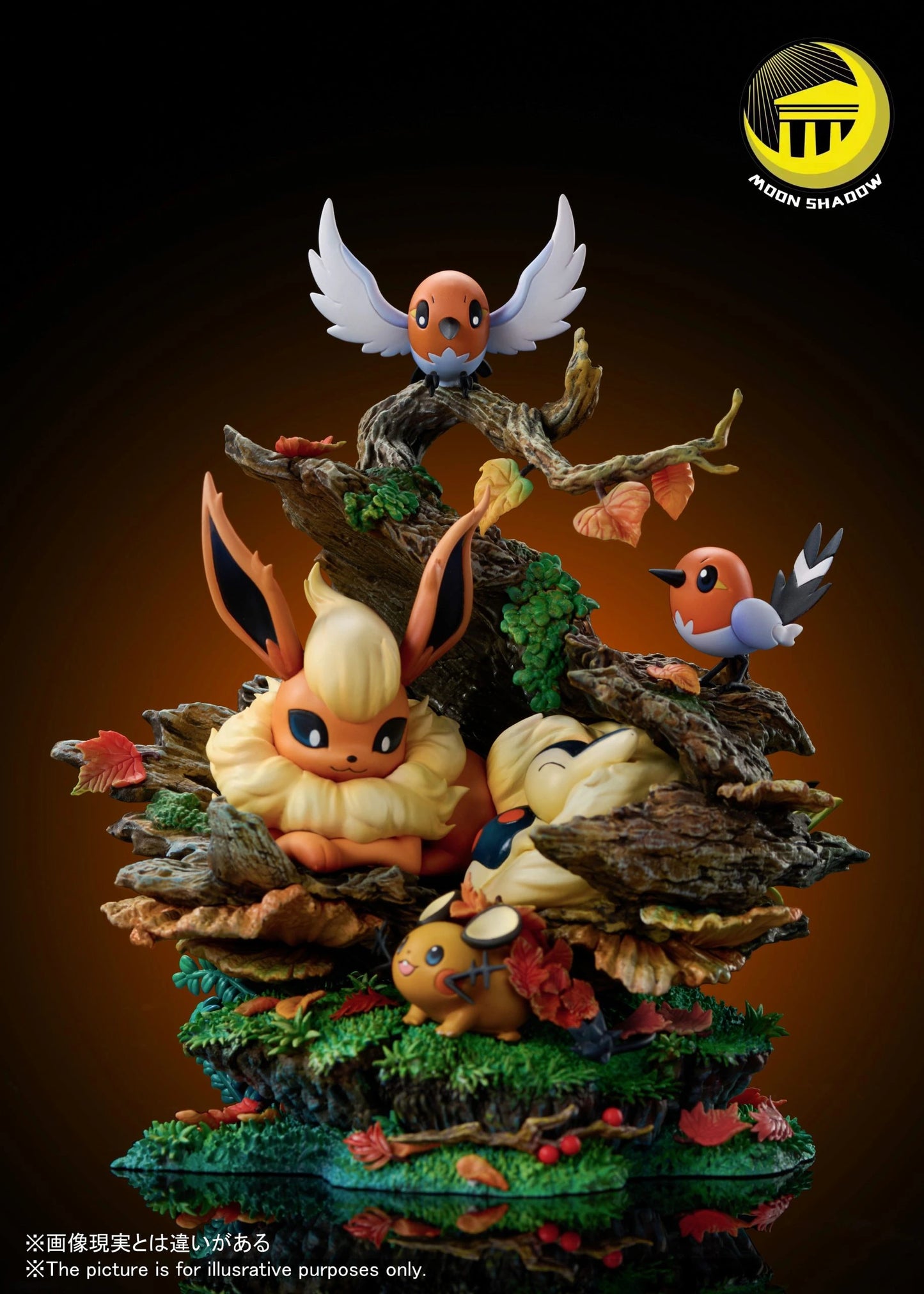 Preventa Resina Flareon Figura Pokémon Moon Shadow Estudio