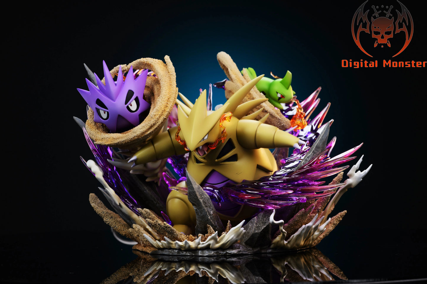 Preventa Resina Tyranitar Figura Pokémon Digital Monser Estudio