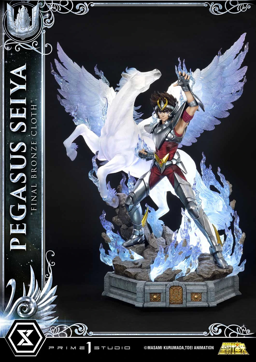 Preventa Resina Seiya de Pegaso Figura Caballeros del Zodiako Prime 1 (Licencia) Estudio