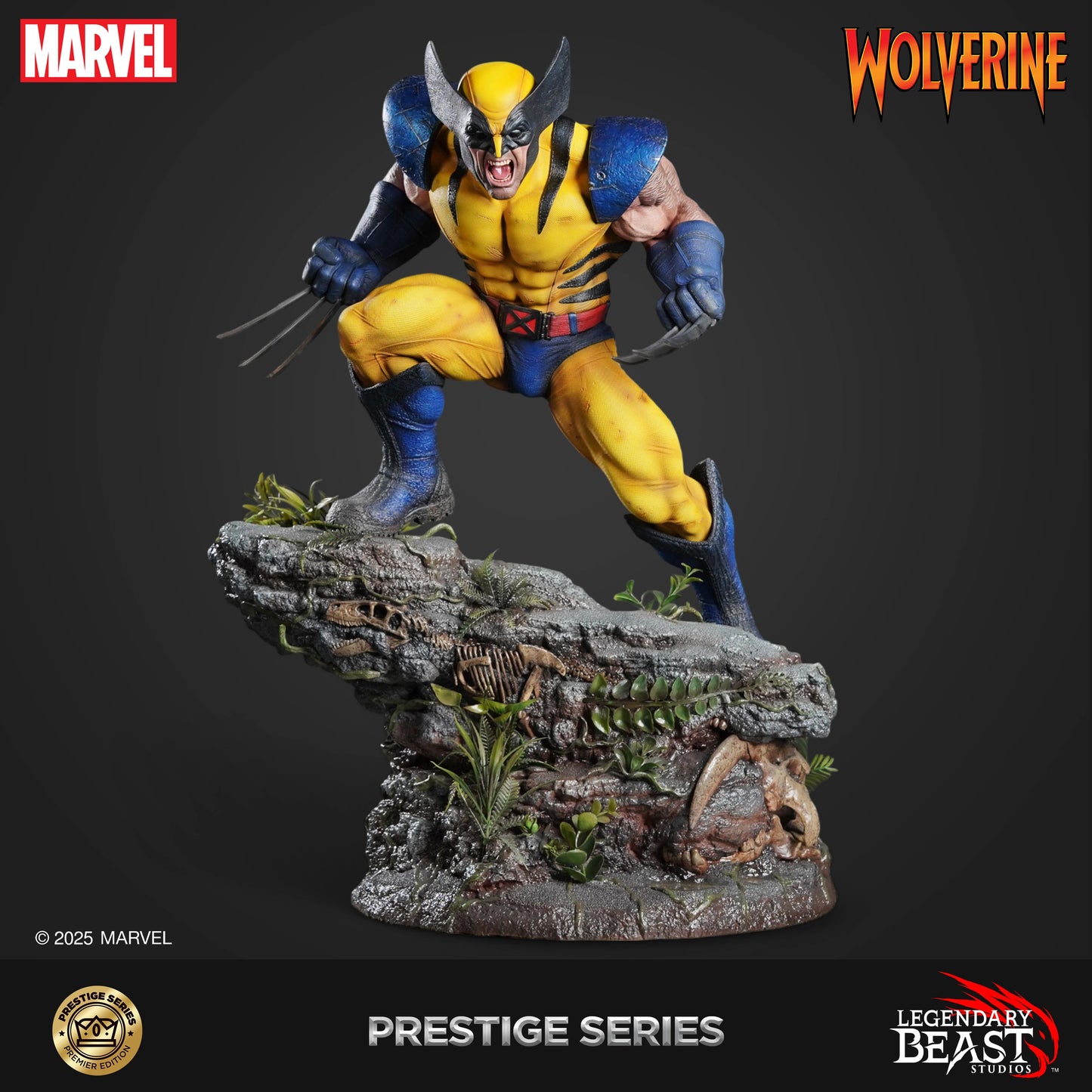 Preventa Resina Wolverine Figura Marvel Legendary Beast (Licencia) Estudio