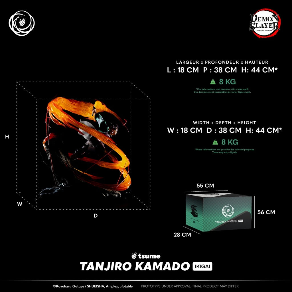 Preventa Resina Tanjiro Kamado Figura Kimetsu no Yaiba Tsume Art (Licencia) Estudio