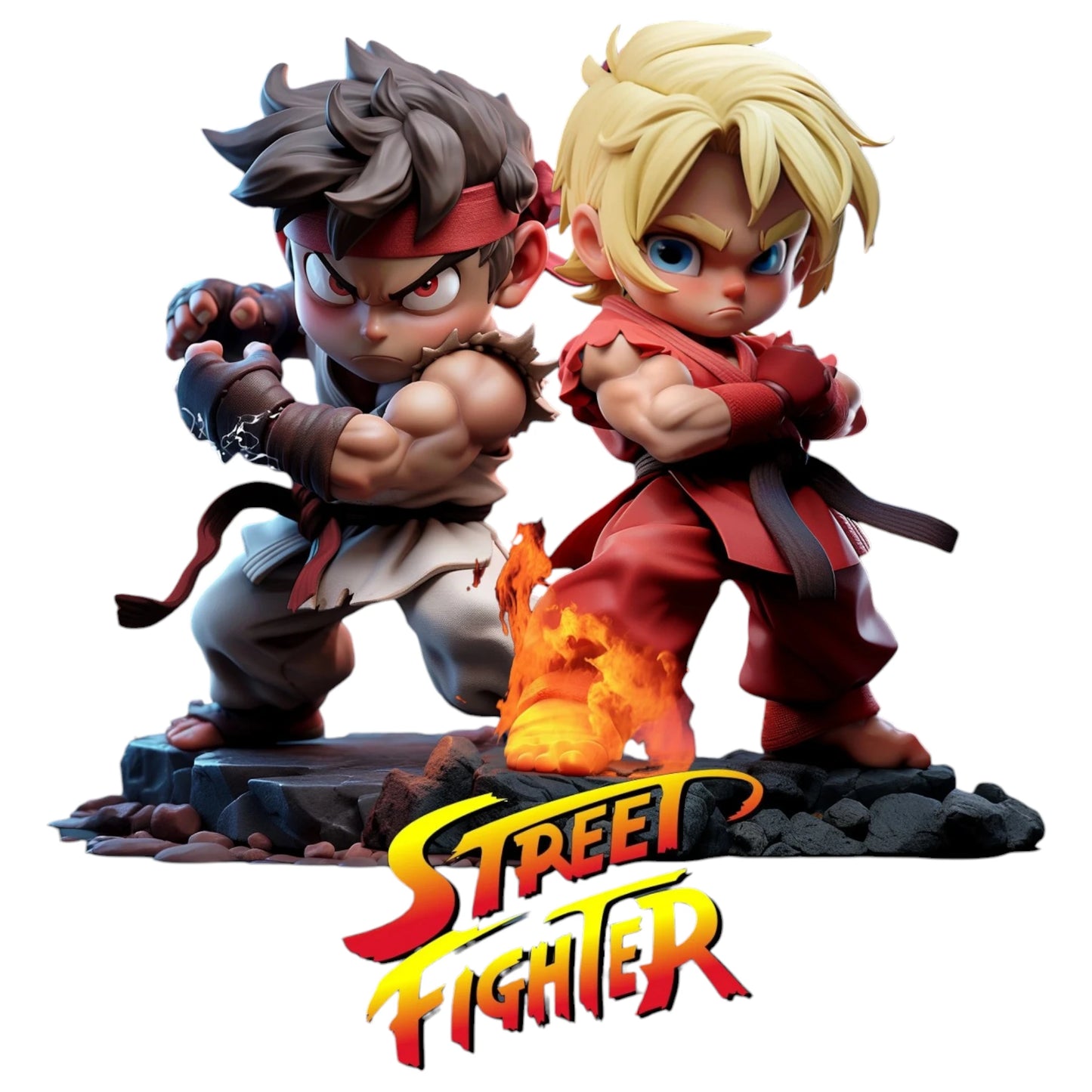 Preventa Resina Ryu & Ken Figura Street Fighter 6 Ninety Seven Estudio