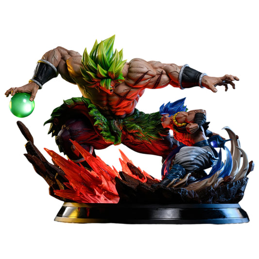 Preventa Resina Gogeta vs Broly Figura Dragon Ball YAN & 2% Estudio