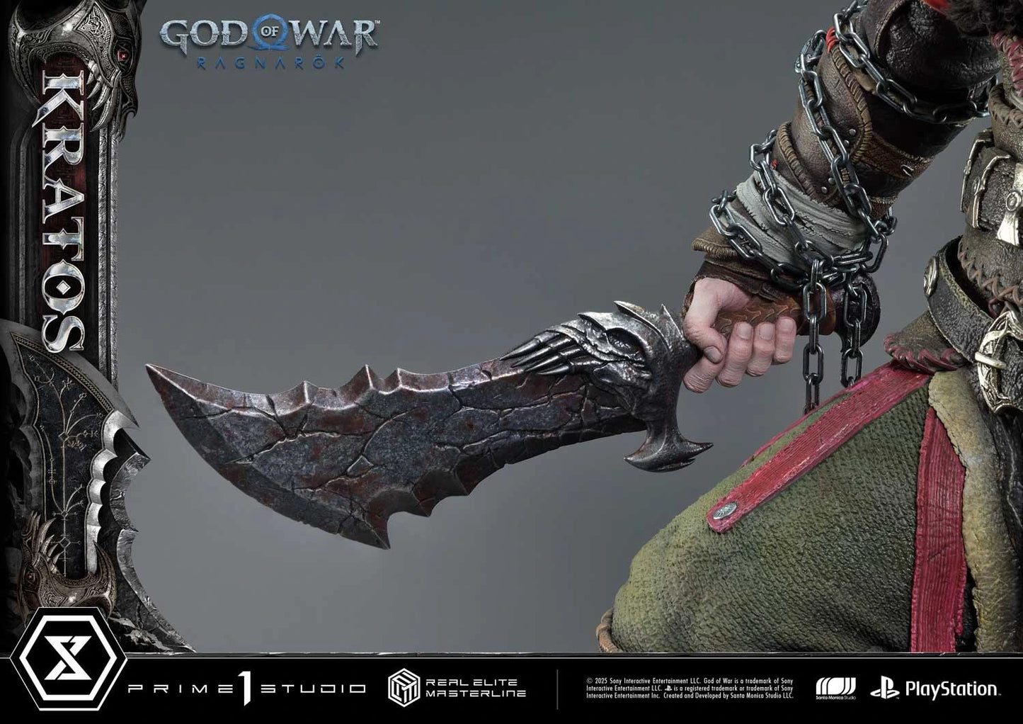 Preventa Resina Kratos Figura God of War "Ragnarok" Prime 1 (Licencia) Estudio