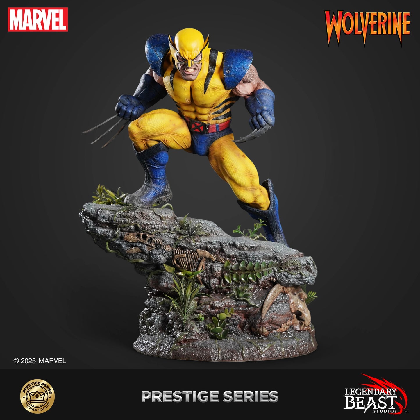 Preventa Resina Wolverine Figura Marvel Legendary Beast (Licencia) Estudio