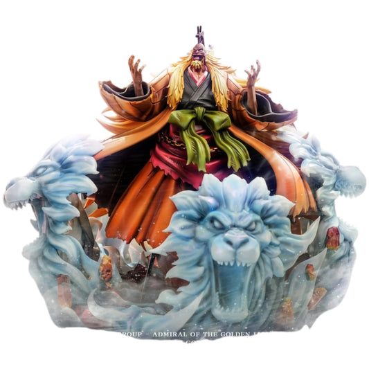 Preventa Resina Shiki "El León Dorado" Figura One Piece Ji Ke Estudio