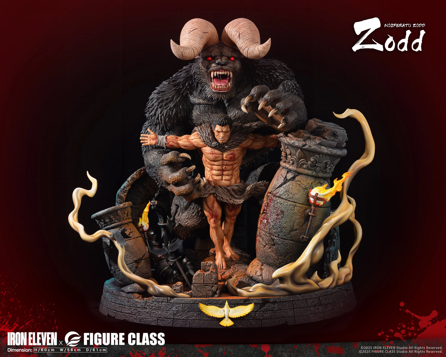 Preventa Resina Nosferatu Zodd Figura Berserk Iron Eleven & Figure Class Estudio