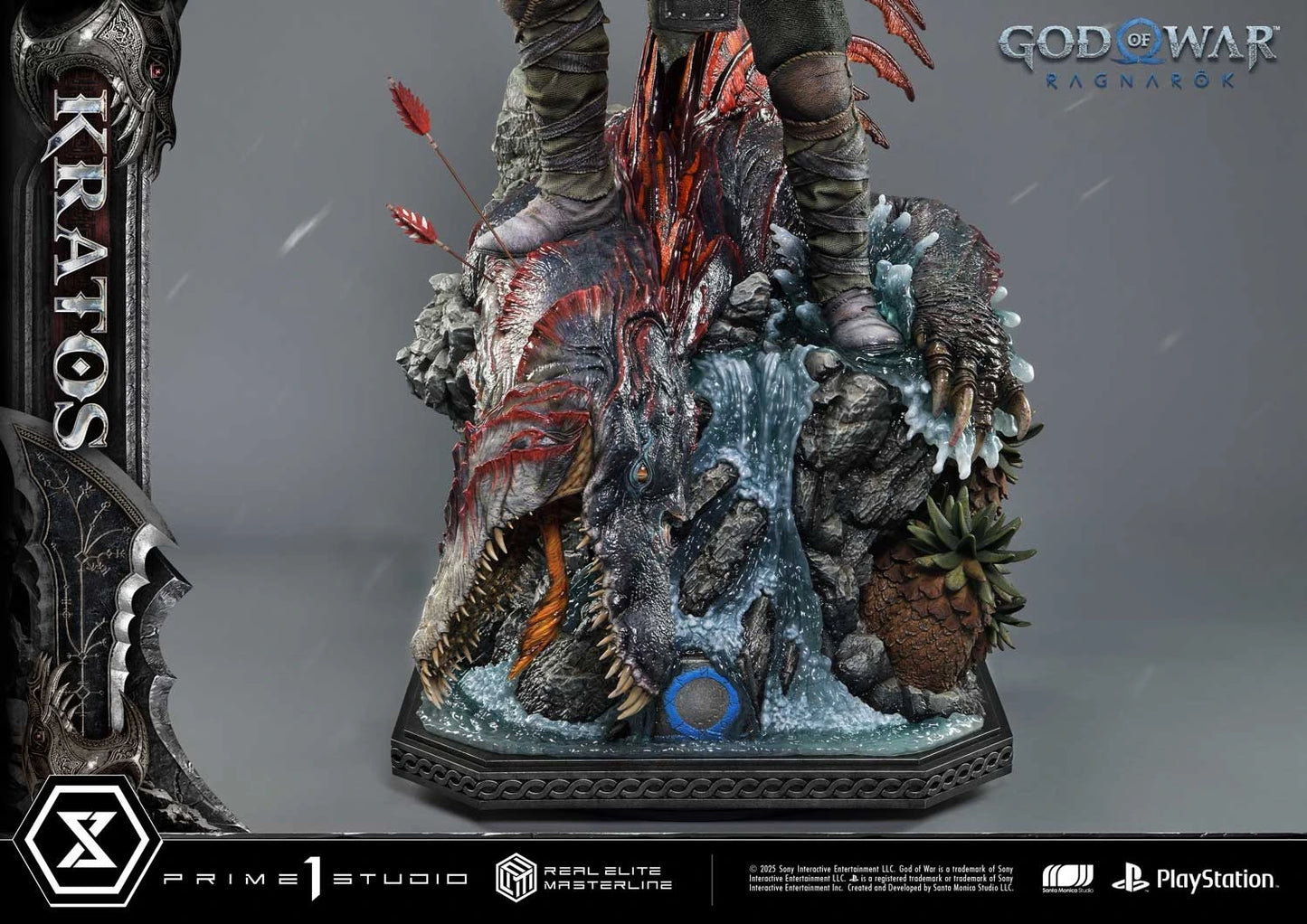 Preventa Resina Kratos Figura God of War "Ragnarok" Prime 1 (Licencia) Estudio