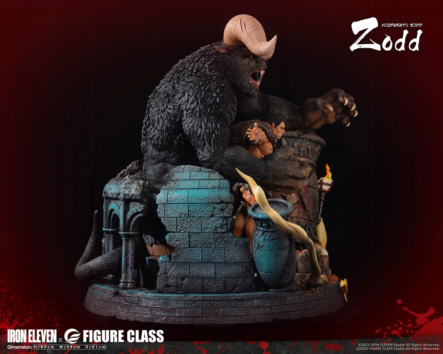 Preventa Resina Nosferatu Zodd Figura Berserk Iron Eleven & Figure Class Estudio