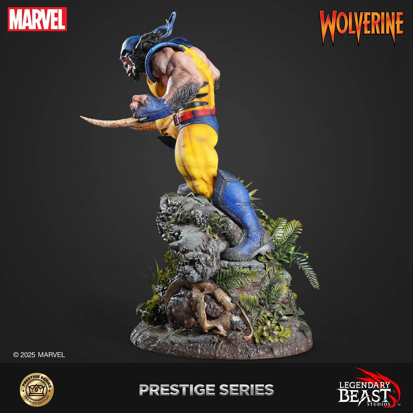 Preventa Resina Wolverine Figura Marvel Legendary Beast (Licencia) Estudio