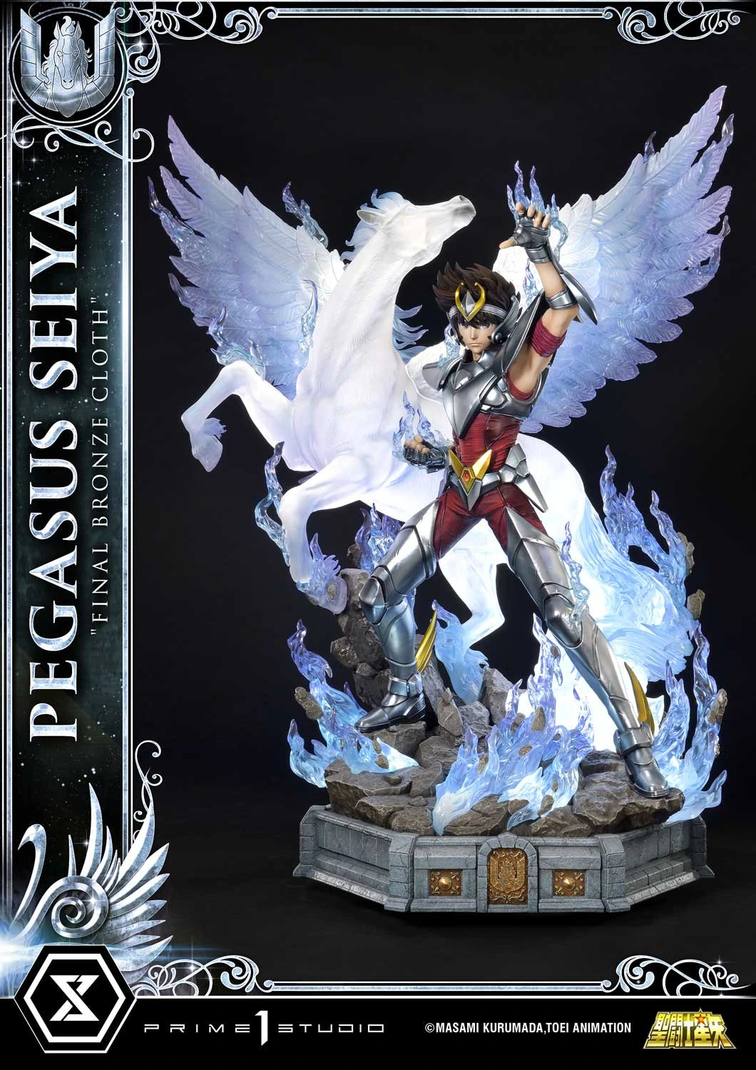 Preventa Resina Seiya de Pegaso Figura Caballeros del Zodiako Prime 1 (Licencia) Estudio