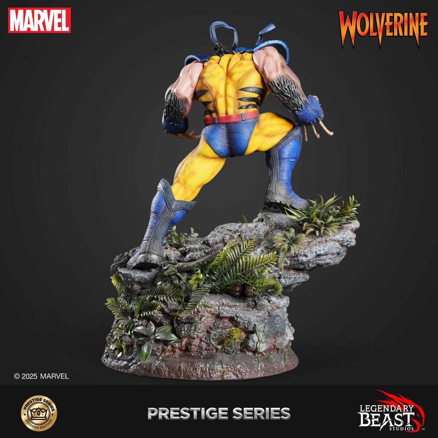 Preventa Resina Wolverine Figura Marvel Legendary Beast (Licencia) Estudio