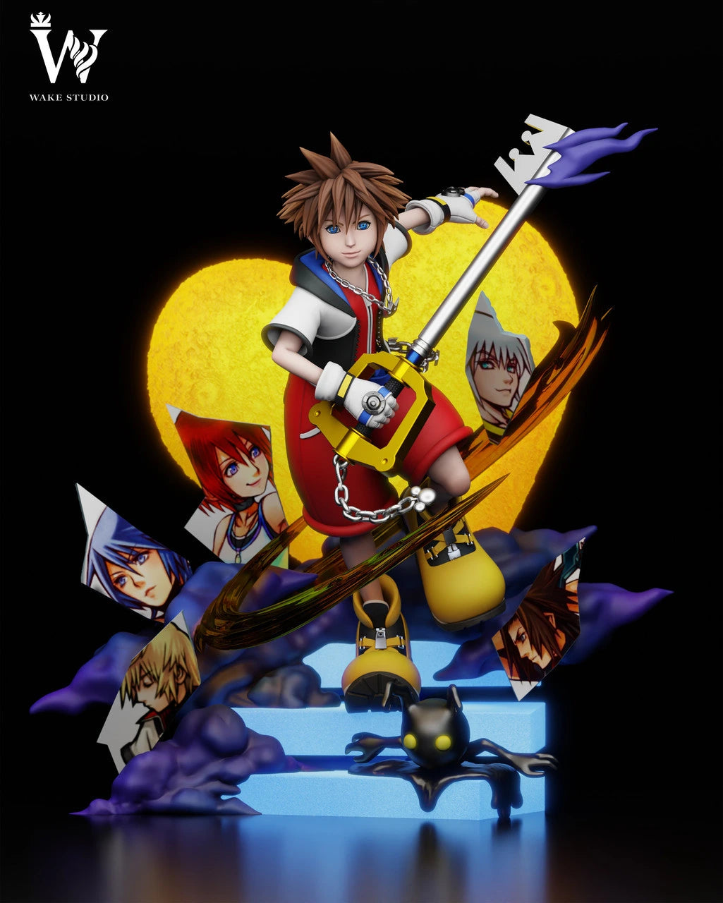 Preventa Resina Sora Figura Kingdom Hearts Wake Estudio