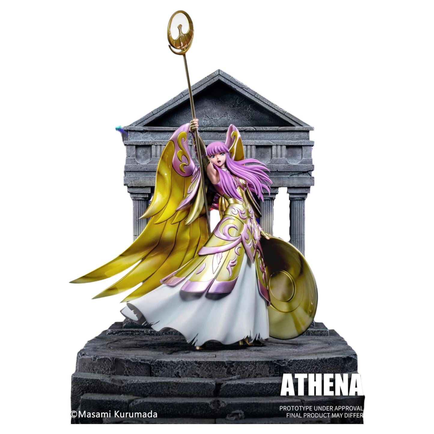 Preventa Resina Athena / Saori Kido Figura Caballeros del Zodiaco Zodiakos (Licencia) Estudio