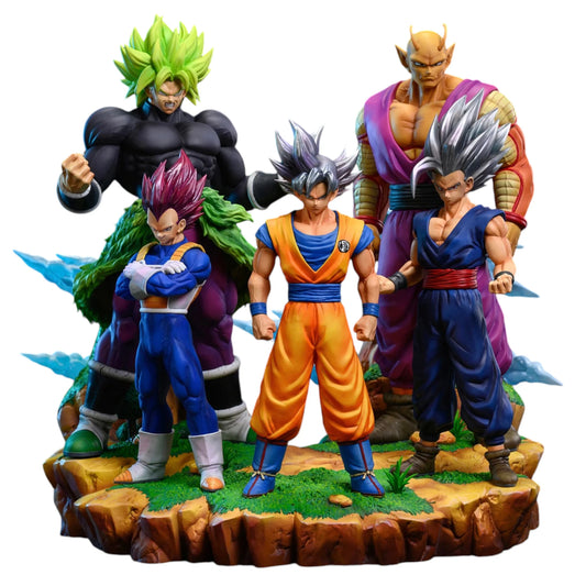 Preventa Resina Broly, Vegeta, Goku, Goahn y Piccolo Figura Dragon Ball Sculpting Soul  Estudio