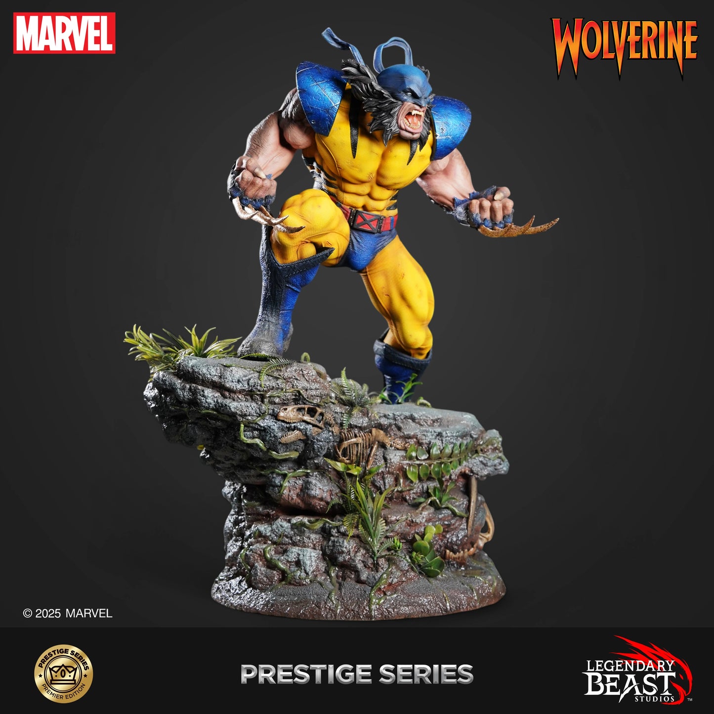 Preventa Resina Wolverine Figura Marvel Legendary Beast (Licencia) Estudio