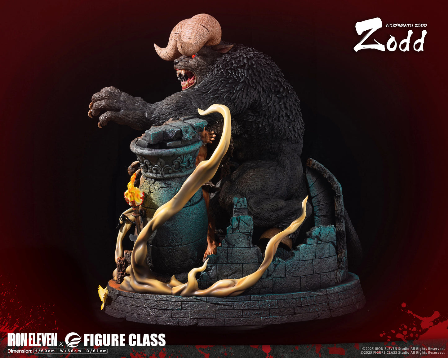 Preventa Resina Nosferatu Zodd Figura Berserk Iron Eleven & Figure Class Estudio